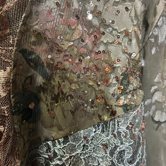 Spencer Alexis Women’s Cardigan XL Boho Lace Sheer Open Front Jacket NWT USA - Picture 4 of 6